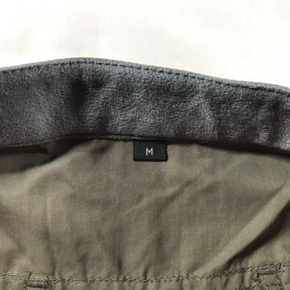Mountain Hardwear Men Convertible Hiking Pants Olive Green Zip Off Shorts Size M